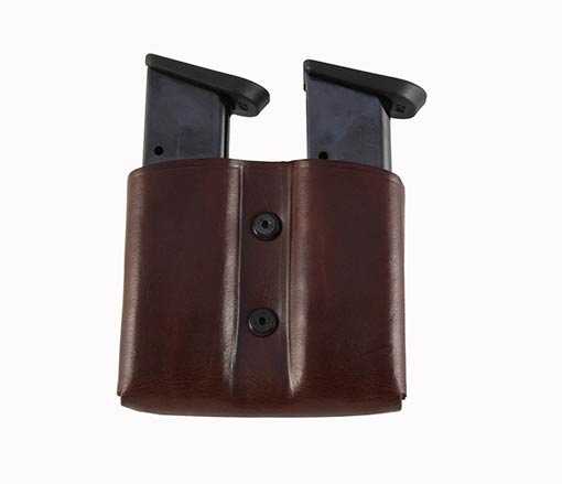 Leather Double magazine pouch