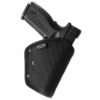 Belt holster with security lock