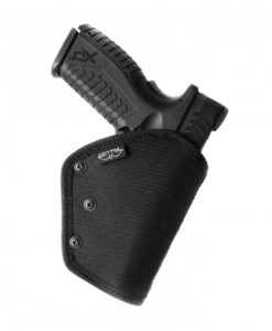 Belt holster with security lock