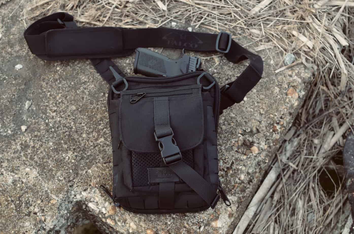 Shoulder bag for concealed gun carry G101