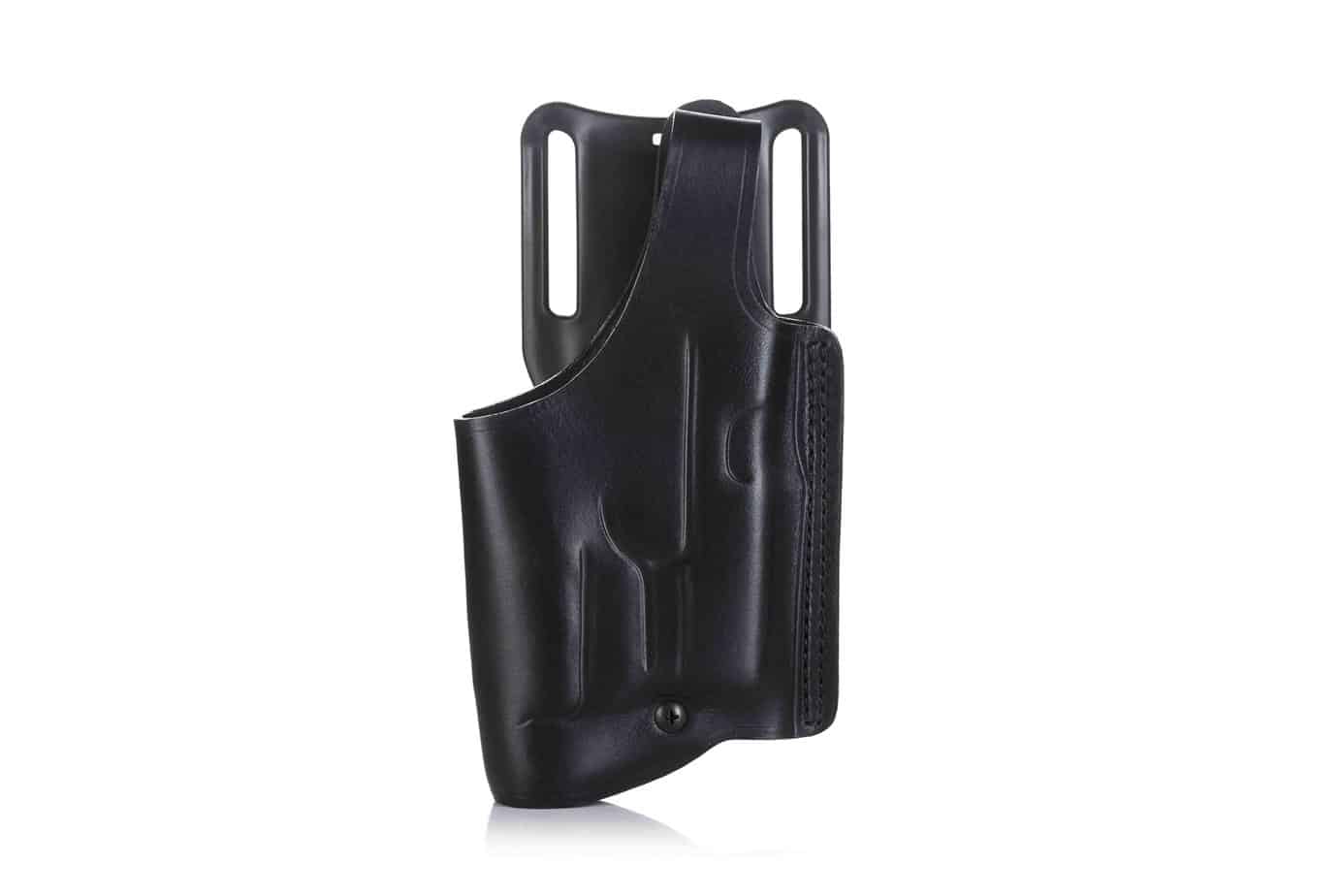 Leather duty holster for gun with light H202