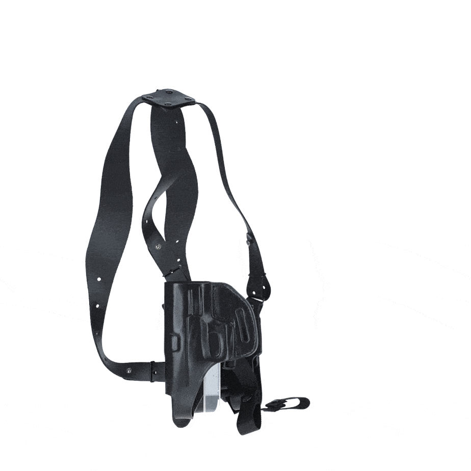 BULLDOG Shoulder Holster With Double Magazine holder for Ruger LC9 WITH LASER 