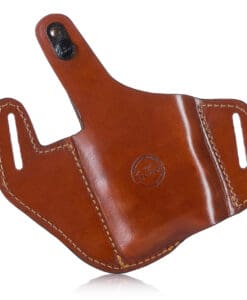 OWB leather holster for gun with red dot sight and light C601LR