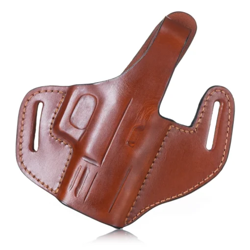 OWB leather holster for gund with Red dot sights